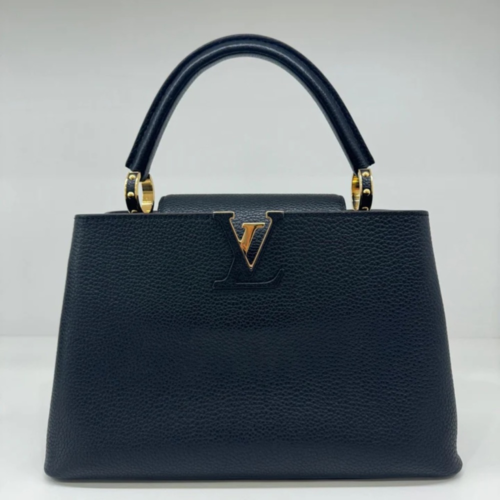 Louis Vuitton Cappucines Black and gold